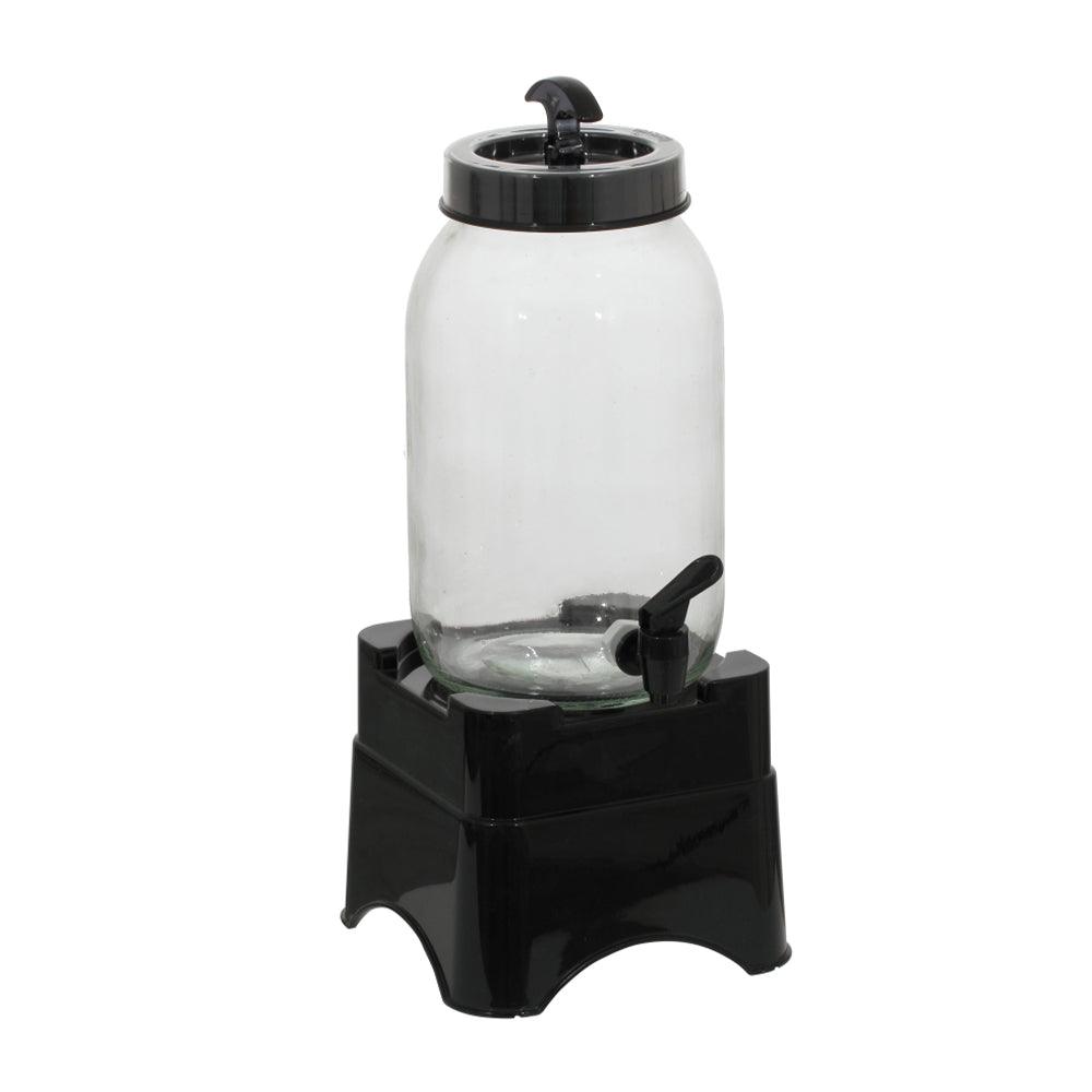 Herevin Beverage Dispenser With Stand / 3Lt Black - Karout Online -Karout Online Shopping In lebanon - Karout Express Delivery 