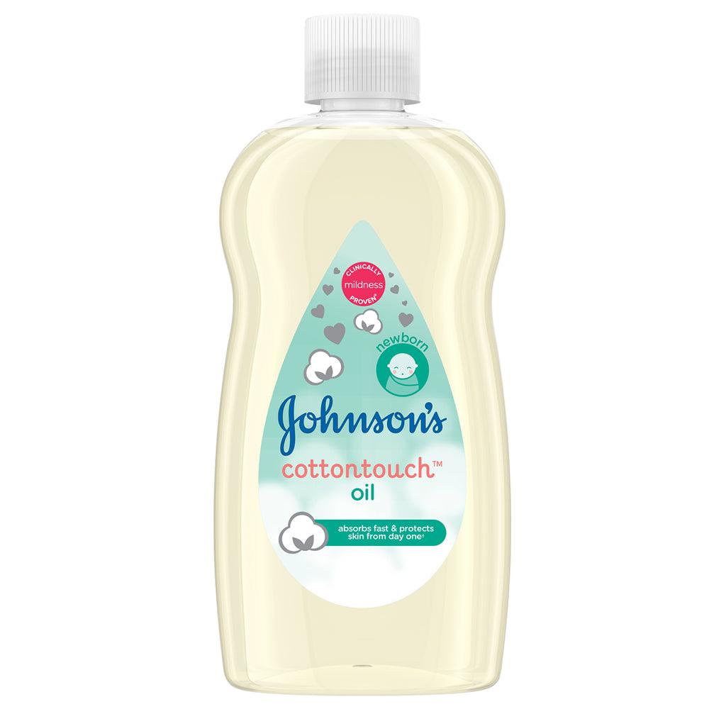Johnsons Newborn Baby Oil Cottontouch 300 ml - Karout Online -Karout Online Shopping In lebanon - Karout Express Delivery 