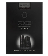Axe Men Black Collection Eau De Toilette 100ml and Deodorant 150ml - Karout Online -Karout Online Shopping In lebanon - Karout Express Delivery 
