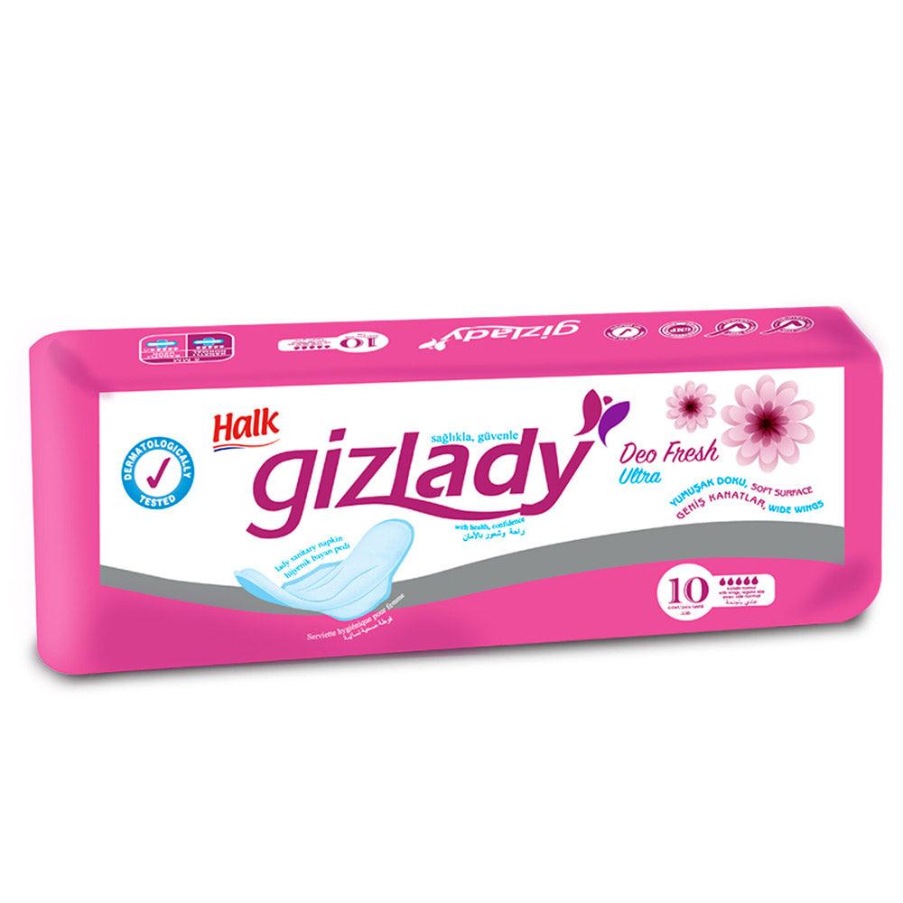 Gizlady Pad  Regular size x 10 - Karout Online -Karout Online Shopping In lebanon - Karout Express Delivery 