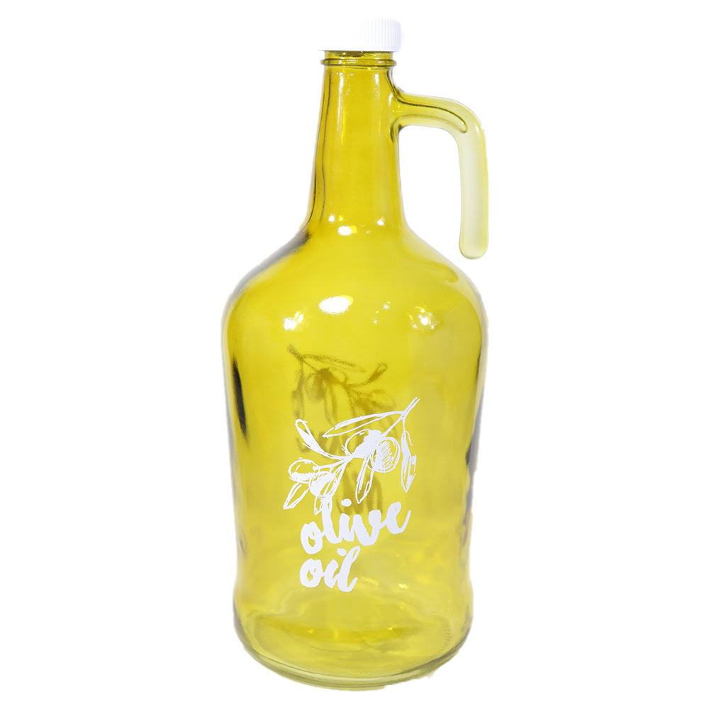 Herevin Decorated Oil Bottle Olive Oil / 3Lt - Karout Online -Karout Online Shopping In lebanon - Karout Express Delivery 
