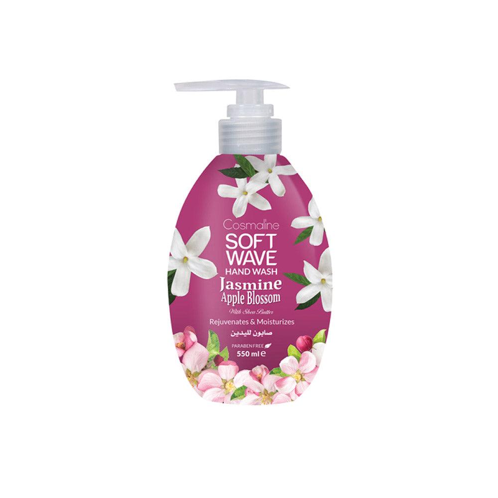 Cosmaline SOFT WAVE HAND WASH JASMINE & APPLE BLOSSOM 550ml / B0004064 - Karout Online -Karout Online Shopping In lebanon - Karout Express Delivery 