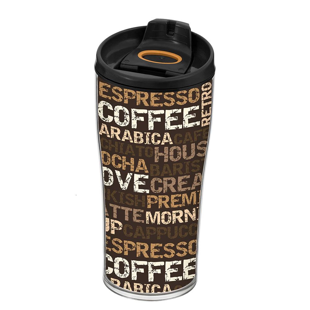 Herevin Decorated Coffee Mug -Coffee  / 440 ML - Karout Online -Karout Online Shopping In lebanon - Karout Express Delivery 