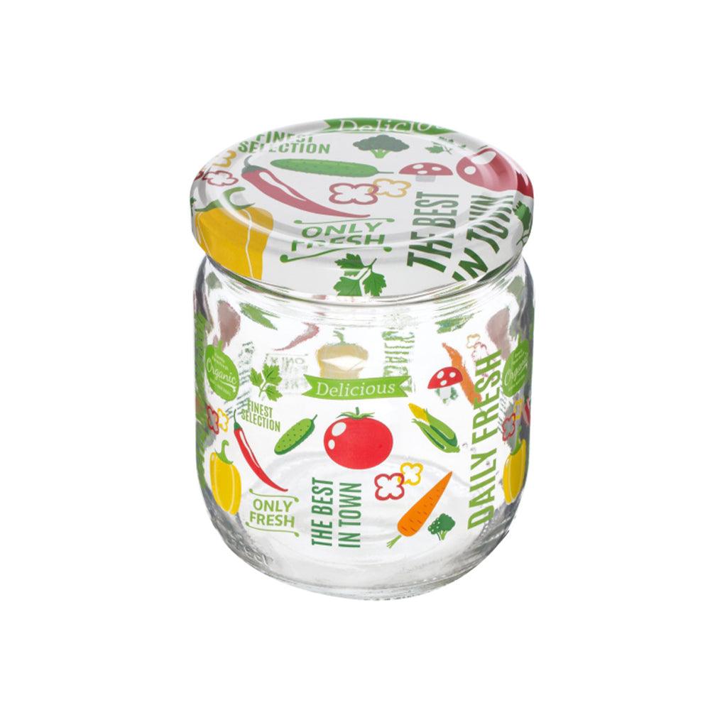 Herevin Decorated Jar - Vegetables - Karout Online -Karout Online Shopping In lebanon - Karout Express Delivery 