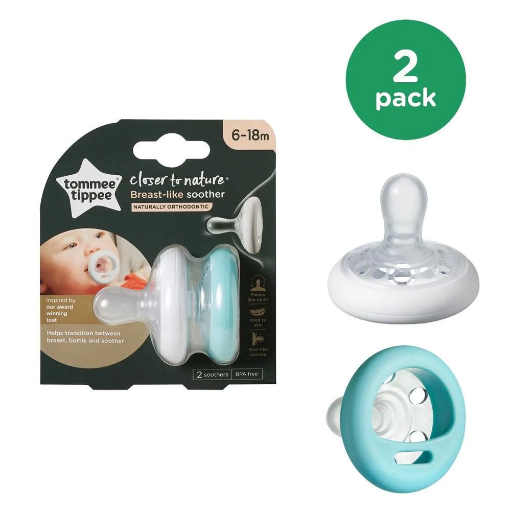 Tommee Tippee Breast Like Soothers 2 Pcs / 34305 - Karout Online -Karout Online Shopping In lebanon - Karout Express Delivery 