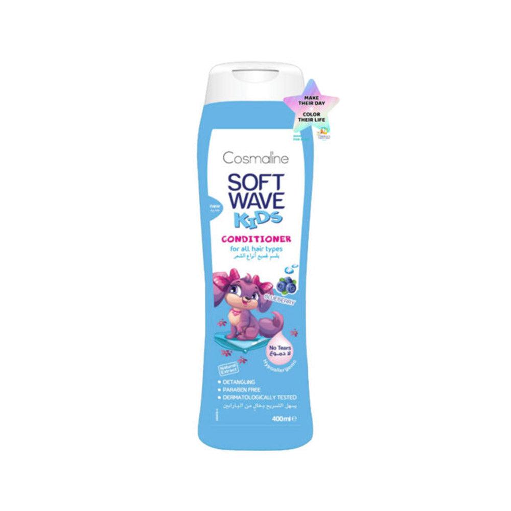 Cosmaline SOFT WAVE KIDS TEAR FREE CONDITIONER BLUEBERRY 400ml / B0003806 - Karout Online -Karout Online Shopping In lebanon - Karout Express Delivery 