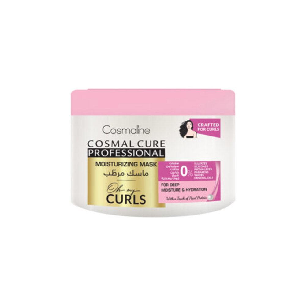 COSMALINE  CURE PROFESSIONAL OH MY CURLS MOISTURIZING MASK 450ml / B0004056 - Karout Online -Karout Online Shopping In lebanon - Karout Express Delivery 