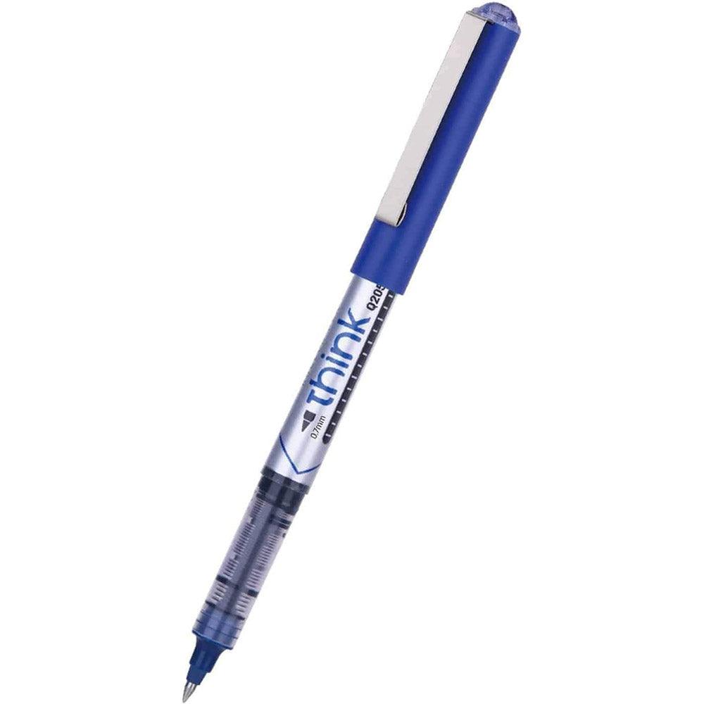 Deli Q20530 Roller Pen 0.7mm Blue - Karout Online -Karout Online Shopping In lebanon - Karout Express Delivery 