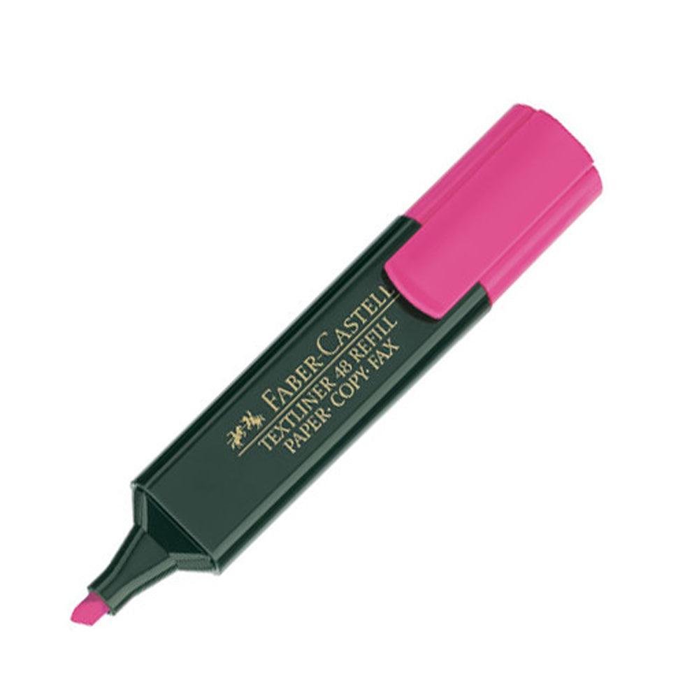 Faber Castell Highlighter Textliner Superfluorescent Pink / 48287 - Karout Online -Karout Online Shopping In lebanon - Karout Express Delivery 