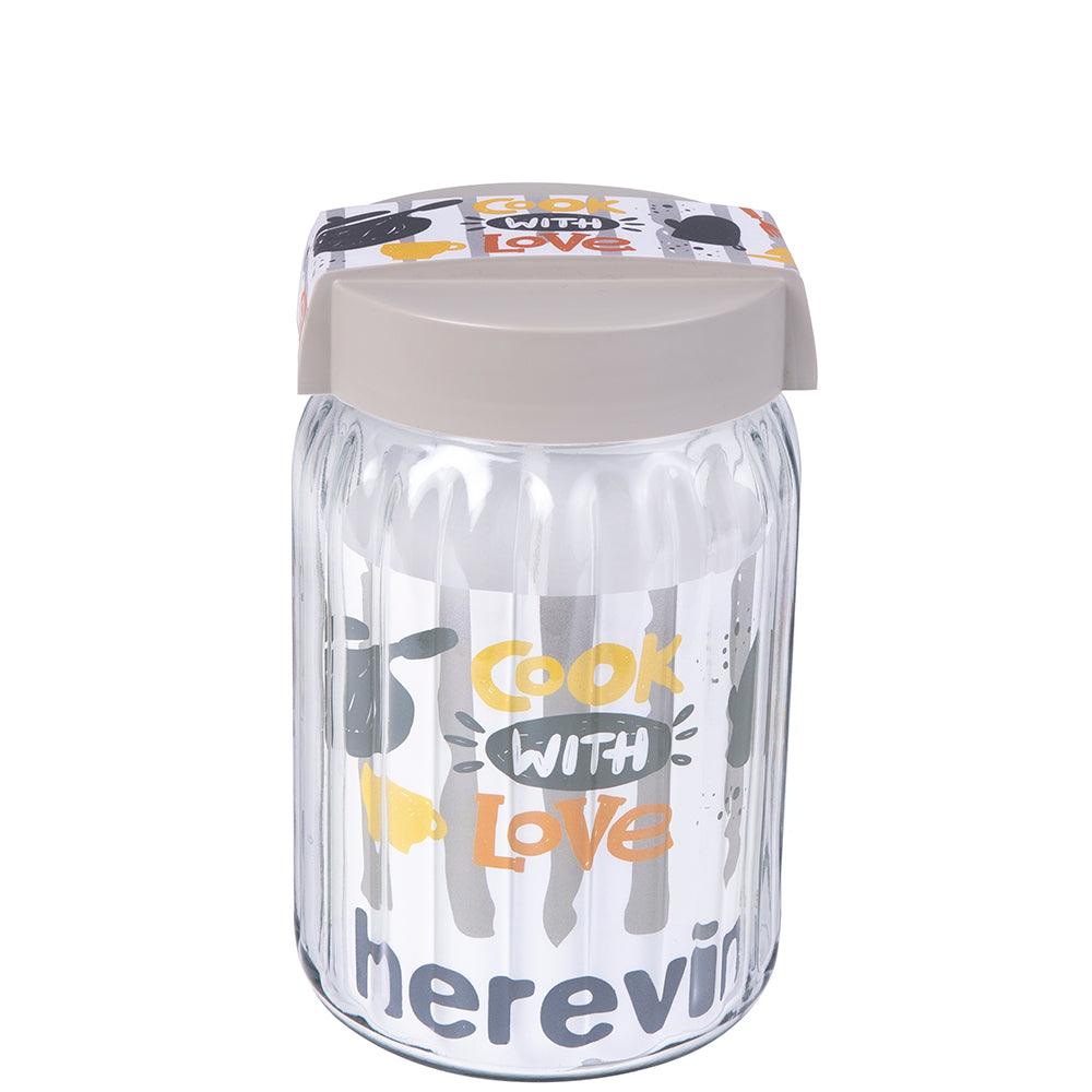 Herevin Jar - Cook With Love/ 1.4Lt - Karout Online -Karout Online Shopping In lebanon - Karout Express Delivery 