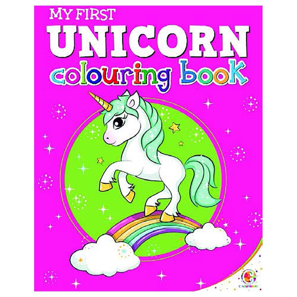 Little Kitabi My First Unicorn Colouring Book - Karout Online -Karout Online Shopping In lebanon - Karout Express Delivery 