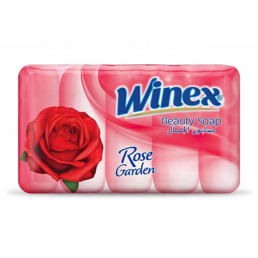 Winex Beauty Soap Rose 5 X 55g ( 5 Pcs) - Karout Online -Karout Online Shopping In lebanon - Karout Express Delivery 