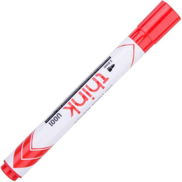 Deli U00140 Dry Erase Marker  Red / 41275 - Karout Online -Karout Online Shopping In lebanon - Karout Express Delivery 
