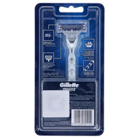 Gillette Mach3 Turbo Men’s Razor Handle + 1 Refill - Karout Online -Karout Online Shopping In lebanon - Karout Express Delivery 
