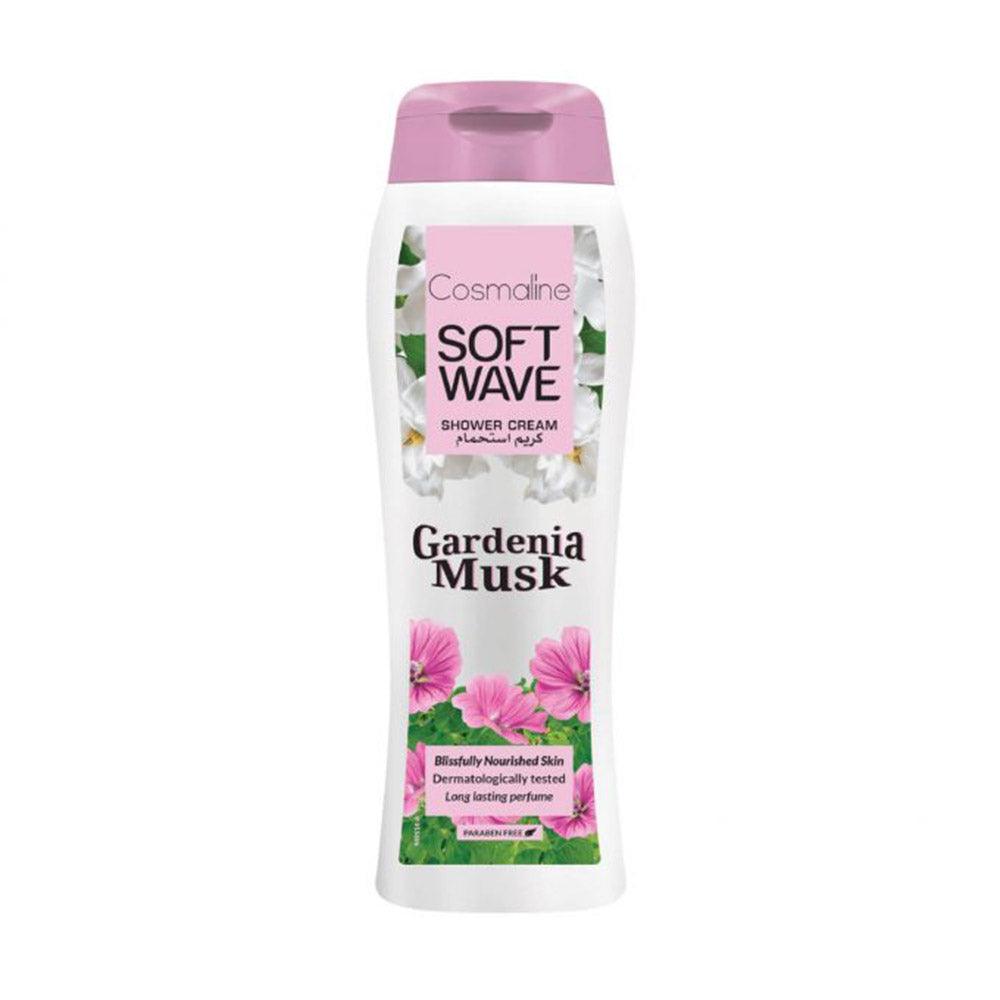 Cosmaline SOFT WAVE SHOWER CREAM GARDENIA MUSK 400ml / B0003871 - Karout Online -Karout Online Shopping In lebanon - Karout Express Delivery 
