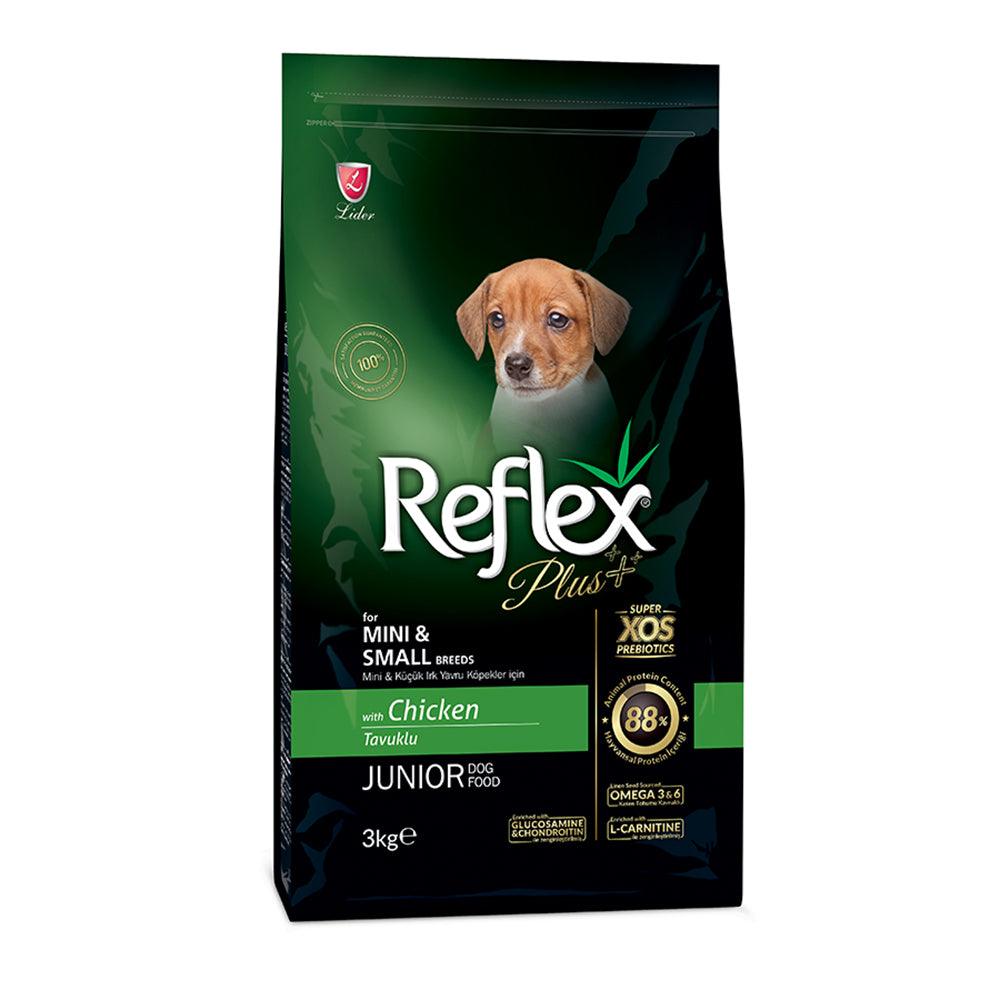Reflex Plus Junior Dog Food Mini Small Breed Chicken 3kg - Karout Online -Karout Online Shopping In lebanon - Karout Express Delivery 