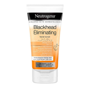 Neutrogena Blackhead Eliminating Facial Scrub 150 ml - Karout Online -Karout Online Shopping In lebanon - Karout Express Delivery 