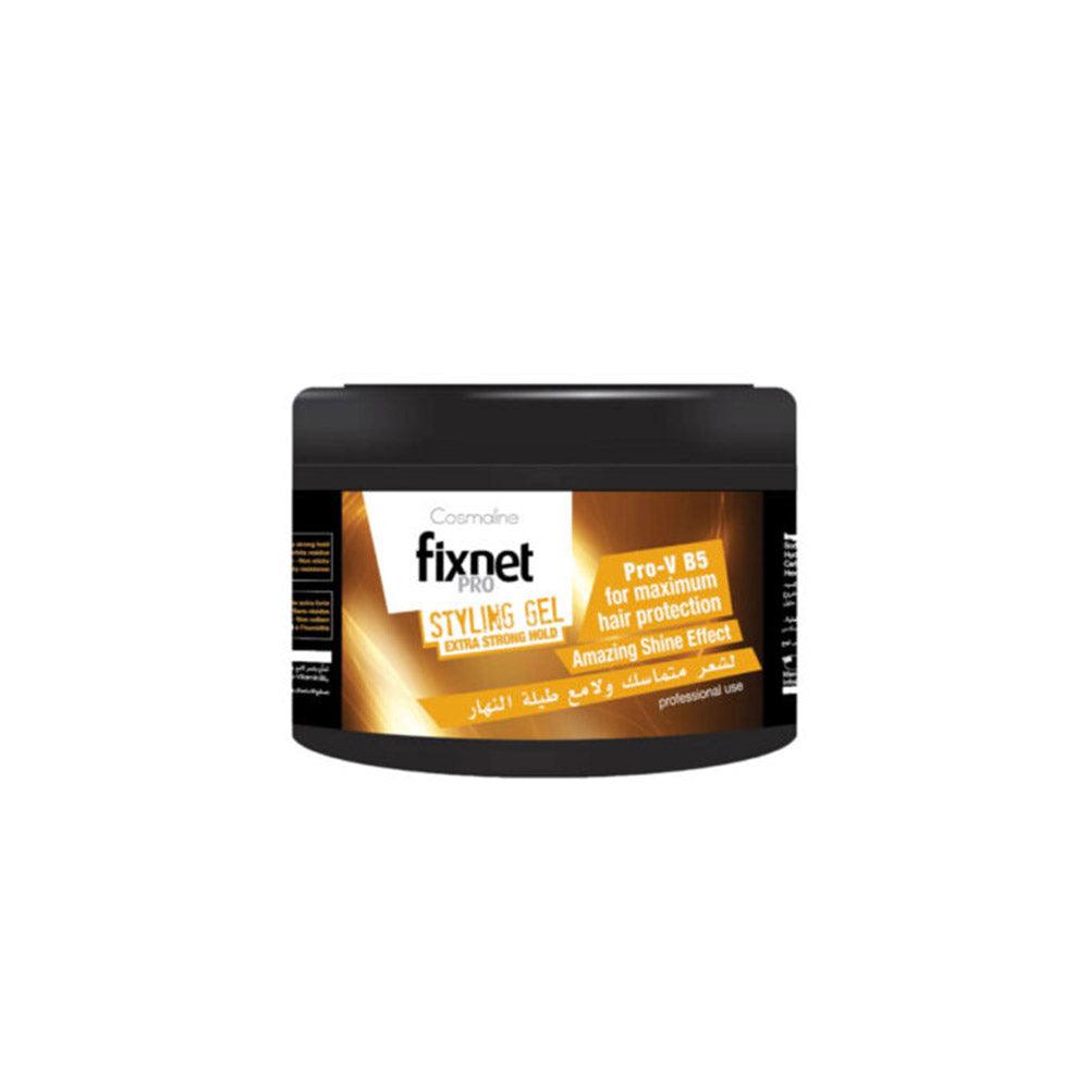 Cosmaline Fixnet Pro Styling Gel Extra Strong Hold Yellow 250ml / B0003452 - Karout Online -Karout Online Shopping In lebanon - Karout Express Delivery 