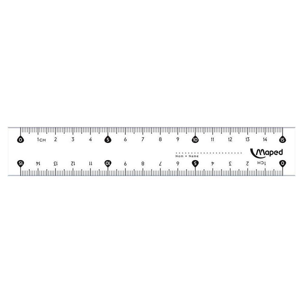 Maped Essentials Ruler 15cm / 65079 - Karout Online -Karout Online Shopping In lebanon - Karout Express Delivery 