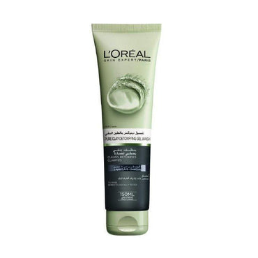 L'Oreal Paris Black Pure Clay Detox Gel Wash 150ml - Karout Online -Karout Online Shopping In lebanon - Karout Express Delivery 