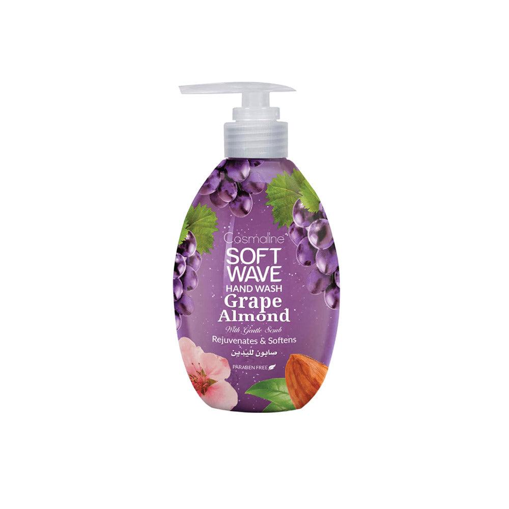 Cosmaline SOFT WAVE HAND WASH SCRUB ALMOND GRAPE 550ml / B0003923 - Karout Online -Karout Online Shopping In lebanon - Karout Express Delivery 