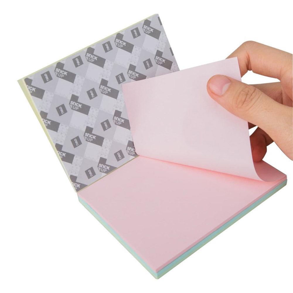 Deli EA01902 Sticky Notes 76×101 mm 100 sheets 4 colors - Karout Online -Karout Online Shopping In lebanon - Karout Express Delivery 