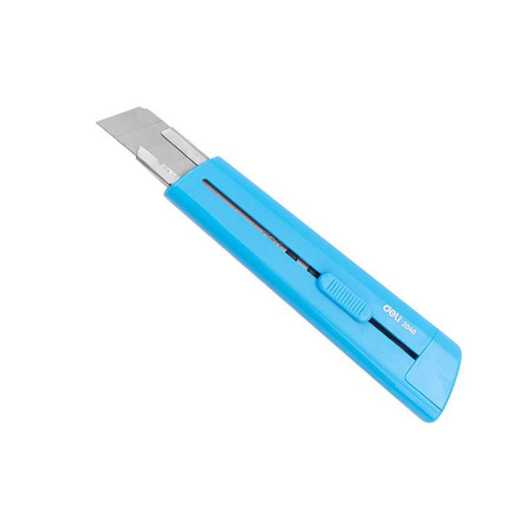 Deli E2040 Cutter with Cover Blue - Karout Online -Karout Online Shopping In lebanon - Karout Express Delivery 