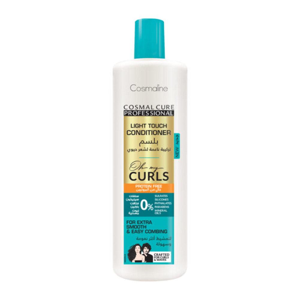 COSMALINE  CURE PROFESSIONAL OH MY CURLS LIGHT TOUCH CONDITIONER 500ml / B0004105 - Karout Online -Karout Online Shopping In lebanon - Karout Express Delivery 