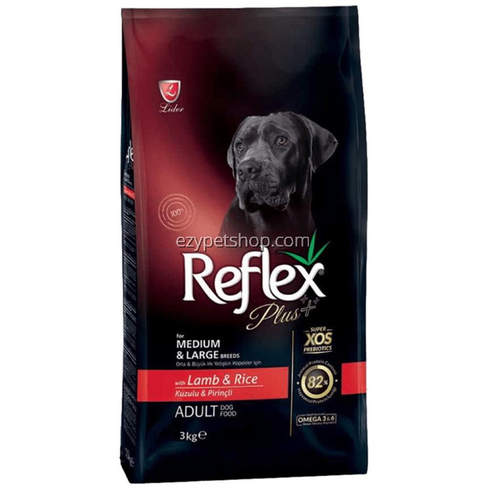 Reflex Plus Dog Medium Large Adult Lamb and Rice 3Kg - Karout Online -Karout Online Shopping In lebanon - Karout Express Delivery 