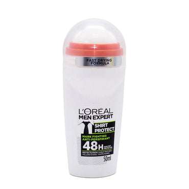 L'Oreal Men Expert Shirt Protect Roll On Deodorant 50ml - Karout Online -Karout Online Shopping In lebanon - Karout Express Delivery 