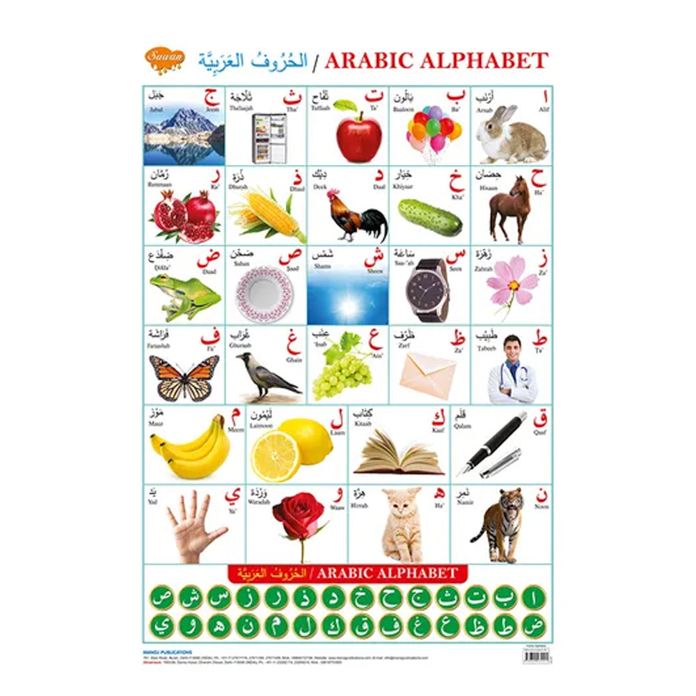 Pegasus Arabic Alphabet Chart