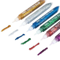 Deli A71101  Glitter Glue 6 pcs - Karout Online -Karout Online Shopping In lebanon - Karout Express Delivery 