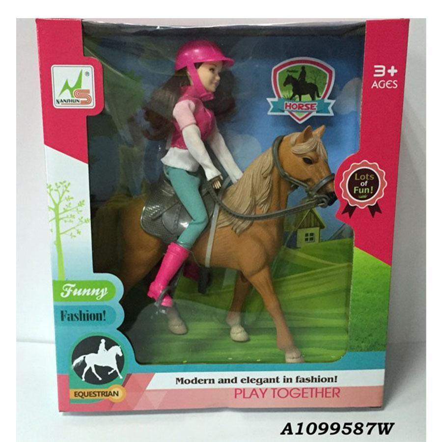 DOLL WITH HORSE.