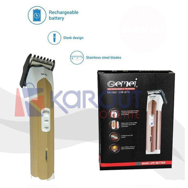 Gemei Rechargeable Trimmer Electronics