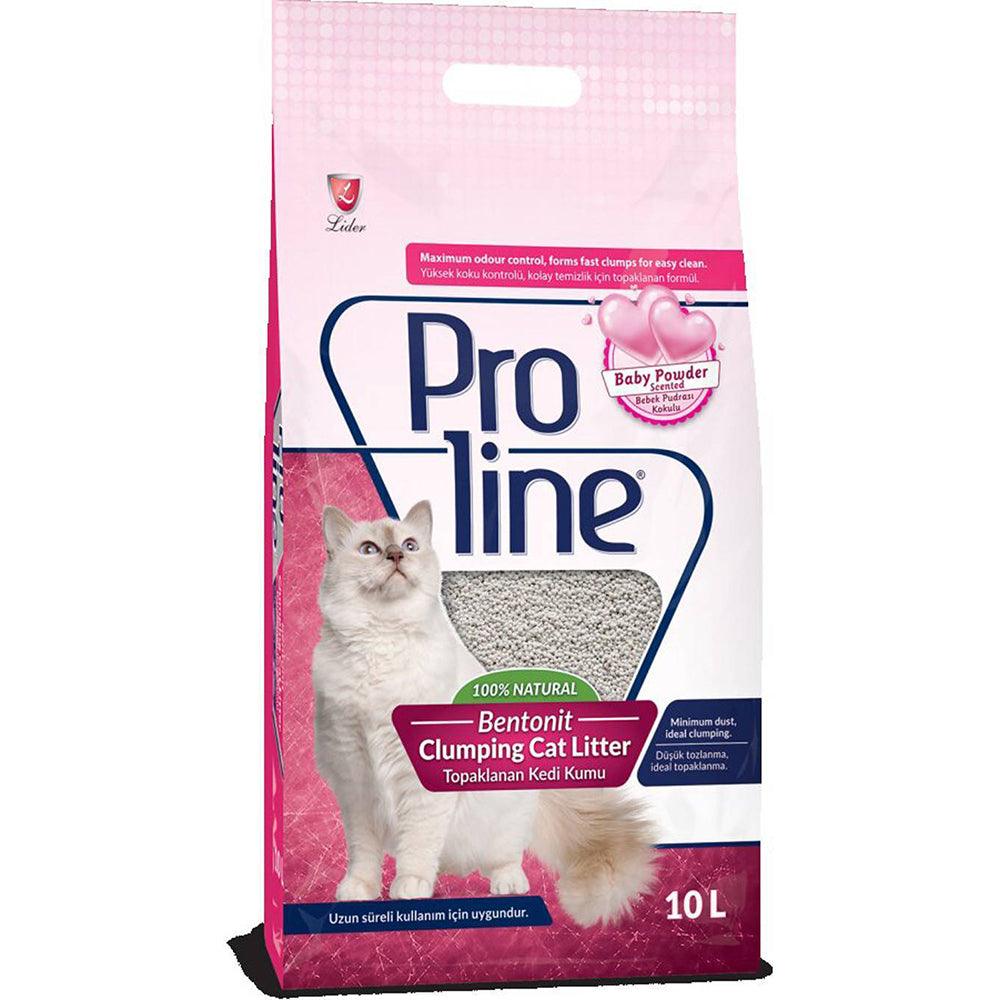 Proline Bentonite Cat Litter Baby Powder 10L - Karout Online -Karout Online Shopping In lebanon - Karout Express Delivery 