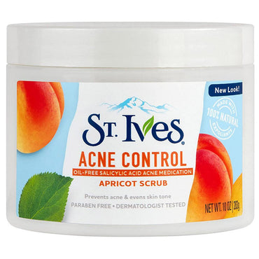 St. Ives Acne Control Face Scrub Apricot 283g - Karout Online -Karout Online Shopping In lebanon - Karout Express Delivery 