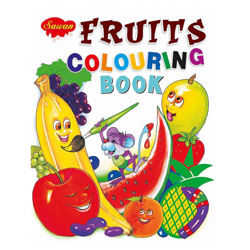Sawan Fruits Colouring Book - Karout Online -Karout Online Shopping In lebanon - Karout Express Delivery 