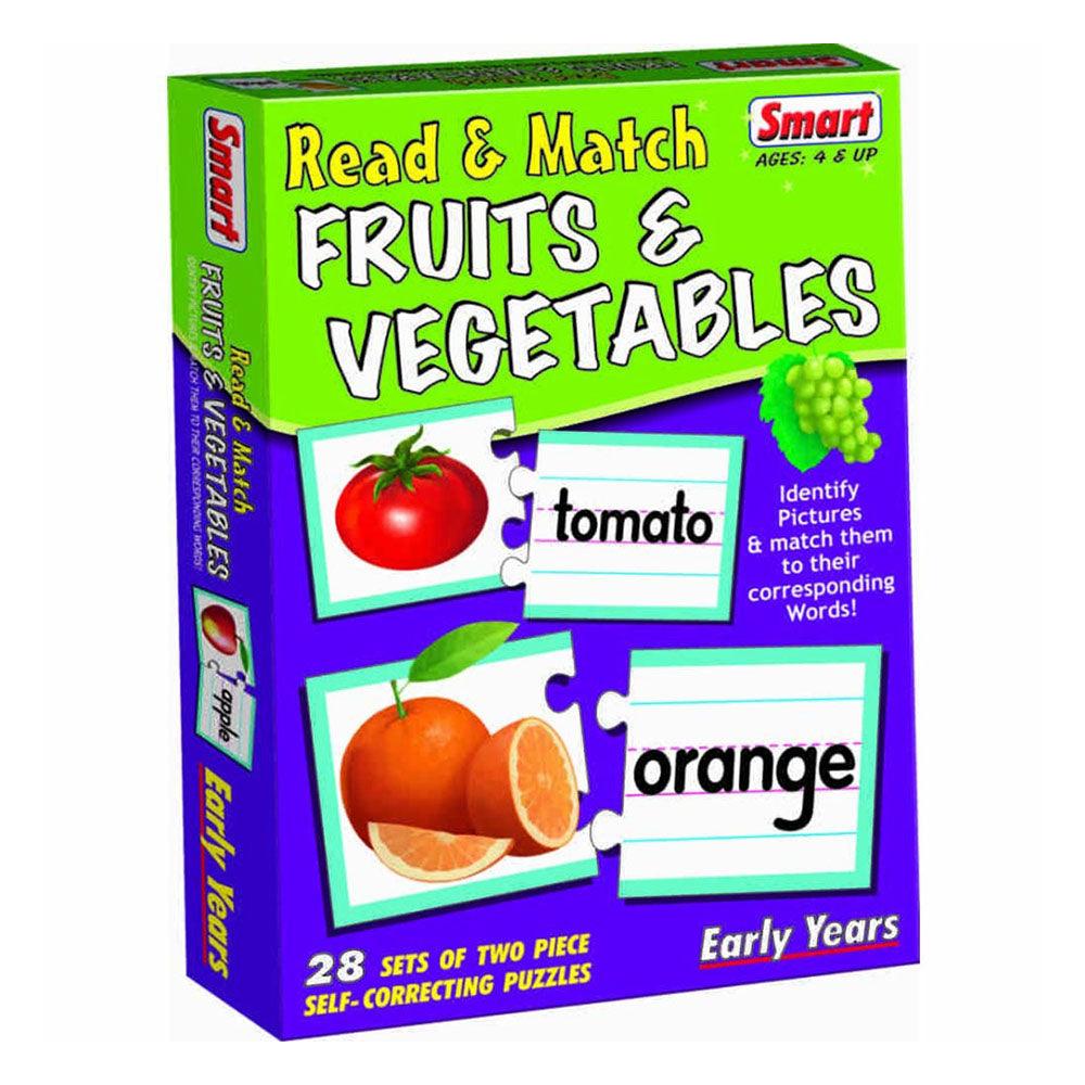 Smart Read And Match  Fruits And Vegetables - Karout Online -Karout Online Shopping In lebanon - Karout Express Delivery 