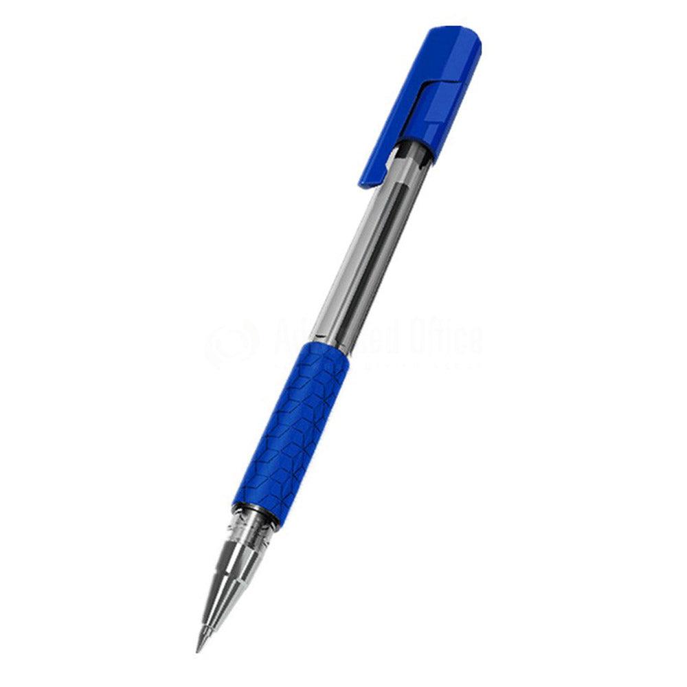 Deli 02530  Ball Point Pen 1mm Blue - Karout Online -Karout Online Shopping In lebanon - Karout Express Delivery 