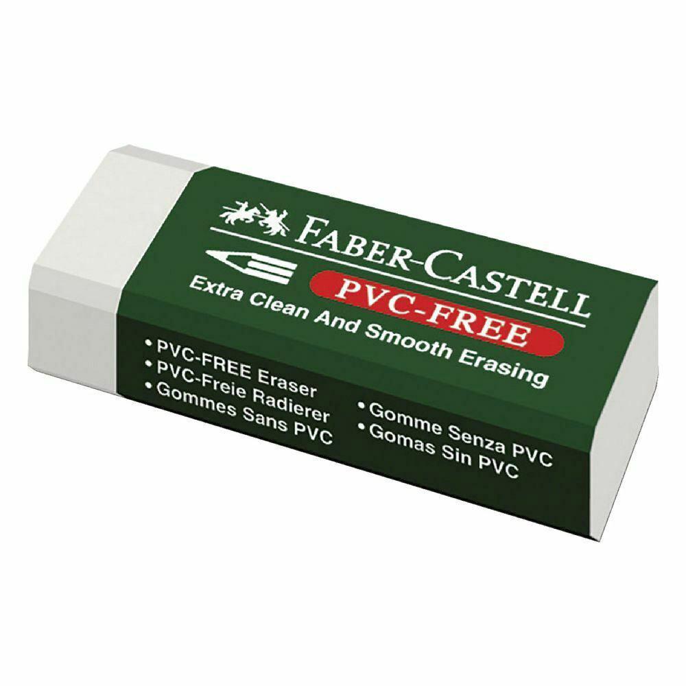 Faber Castell Erasers PVC Free - Large / 885201 - Karout Online -Karout Online Shopping In lebanon - Karout Express Delivery 