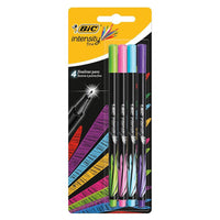 BIC  Intensity Fine Liner Pens 4 pcs - Karout Online -Karout Online Shopping In lebanon - Karout Express Delivery 