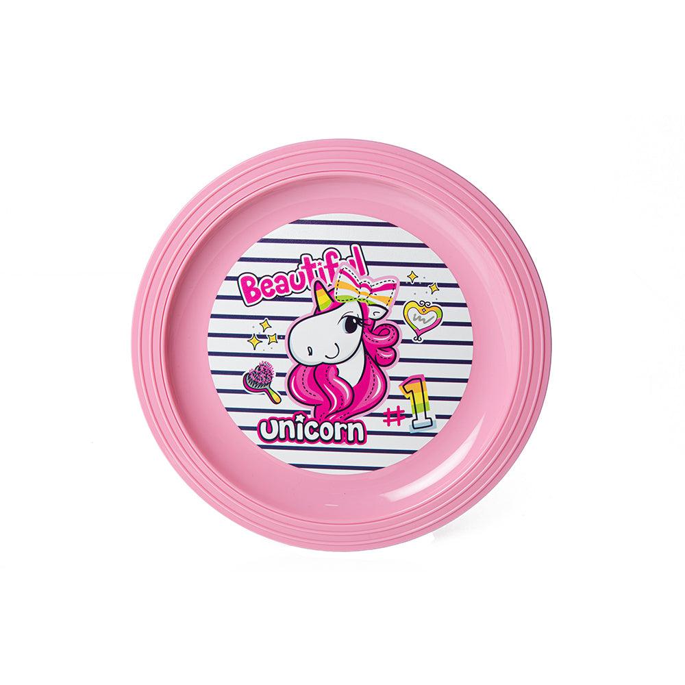 Herevin Plastic Plate - Unicorn - Karout Online -Karout Online Shopping In lebanon - Karout Express Delivery 