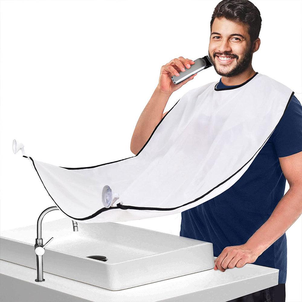 Shop Online Beard and Mustache shaving apron Cape Bib for Shave with Suction Cup / KC22-67 - Karout Online Shopping In lebanon