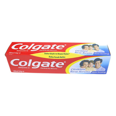 Colgate Fluoride Toothpaste Mint flavor 100ml - Karout Online -Karout Online Shopping In lebanon - Karout Express Delivery 