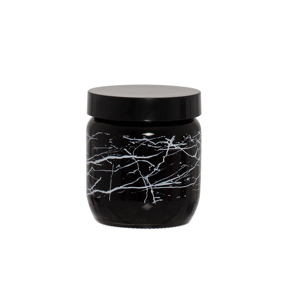 Herevin Decorated Black Marble Jar - Karout Online -Karout Online Shopping In lebanon - Karout Express Delivery 