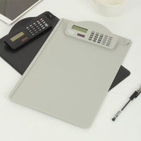 Deli E9259 Clip Board With Calculator A4 GREY - Karout Online -Karout Online Shopping In lebanon - Karout Express Delivery 