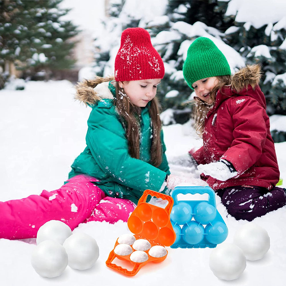 5 Snowballs Maker Clip Children Outdoor Sports Winter Beach Sand Mold Tool