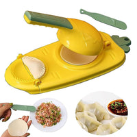 (Net) Dumpling Maker 2 in 1 Manual Dumpling Mold Pressure Packing Plastic Mold Kitchen Tools for Home Restaurant / KN-225
