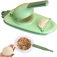 (Net) Dumpling Maker 2 in 1 Manual Dumpling Mold Pressure Packing Plastic Mold Kitchen Tools for Home Restaurant / KN-225