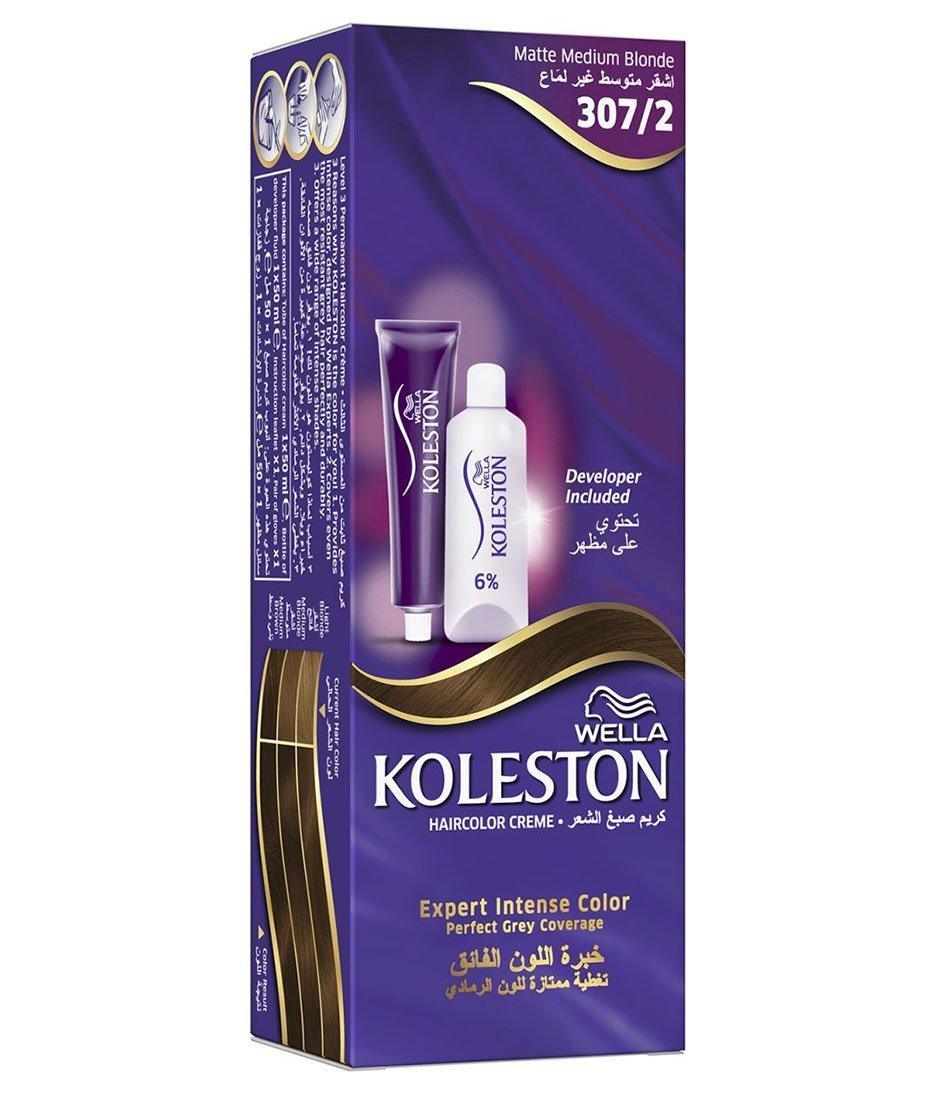 Wella Koleston Color Cream Semi-Kit - Matte Light Blonde 307/2 100 ml.